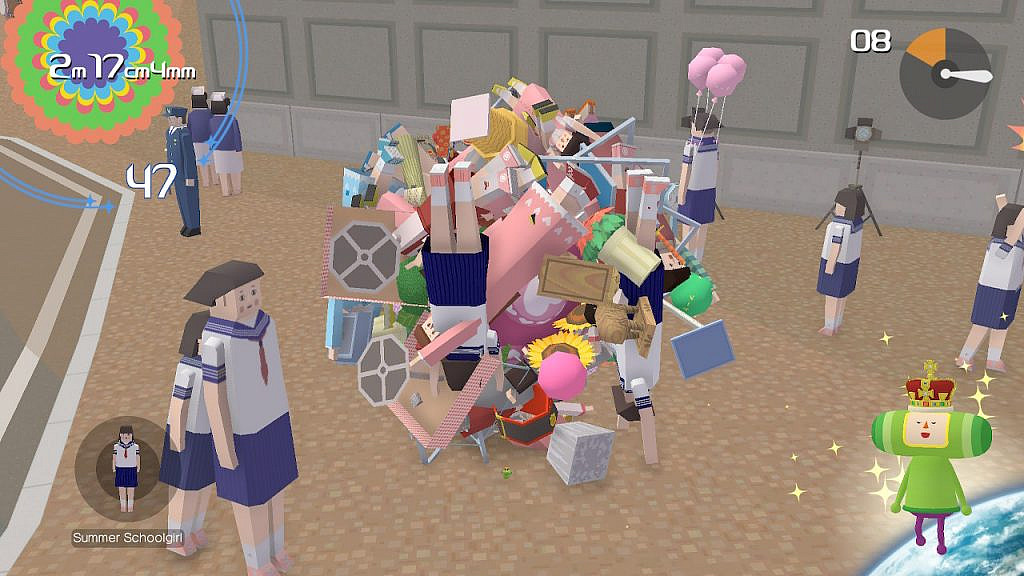 A katamari full of maiden-related objects.