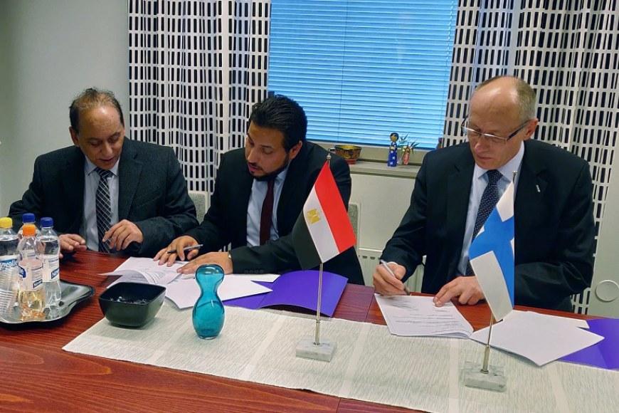 Egypti-sopimuksen allekirjoitus TAMKissa 6.3.2019