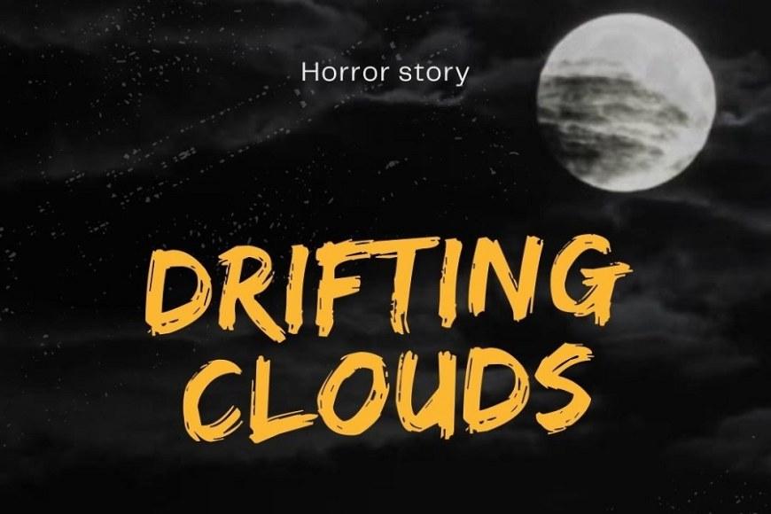 Drifting clouds poster.
