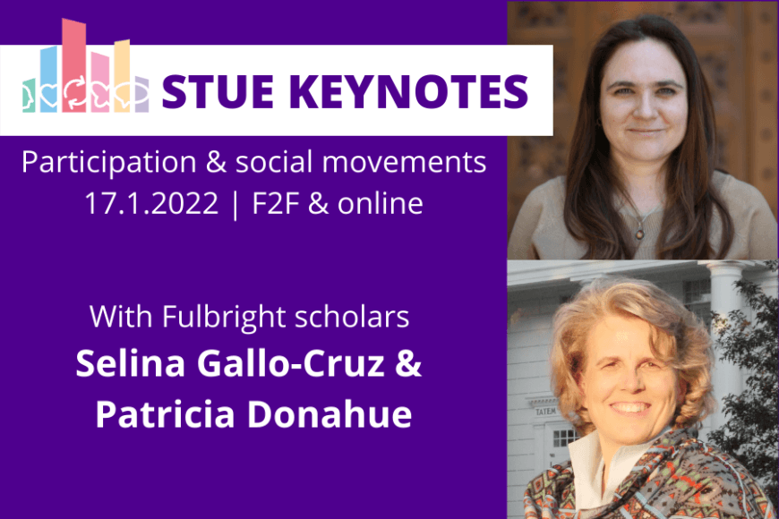 Fulbright scholars Selina Gallo-Cruz and Patricia Donahue.