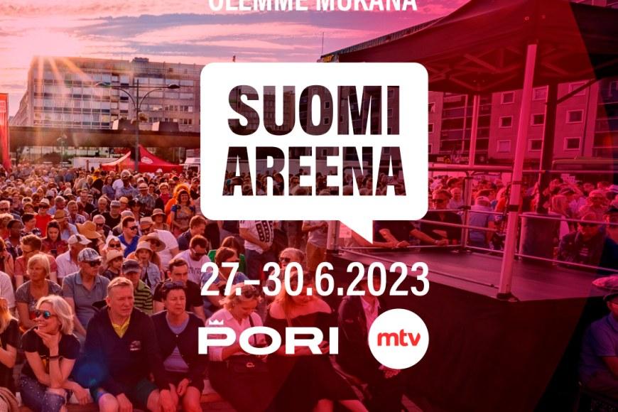 SuomiAreena järjestetään Porissa 27.-30.6.2023.