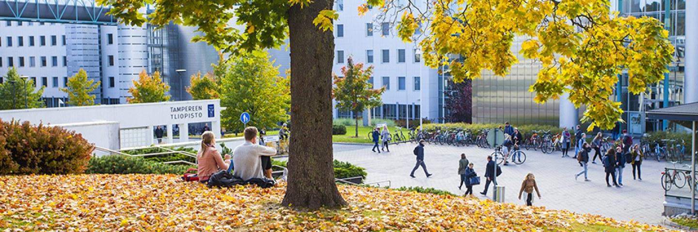 City centre campus during Autumn.