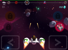 Space Bang – avaruusseikkailussa väistellään meteoriitteja