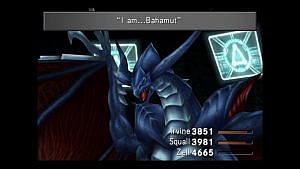 Guardian Force Bahamut talking in Final Fantasy 8