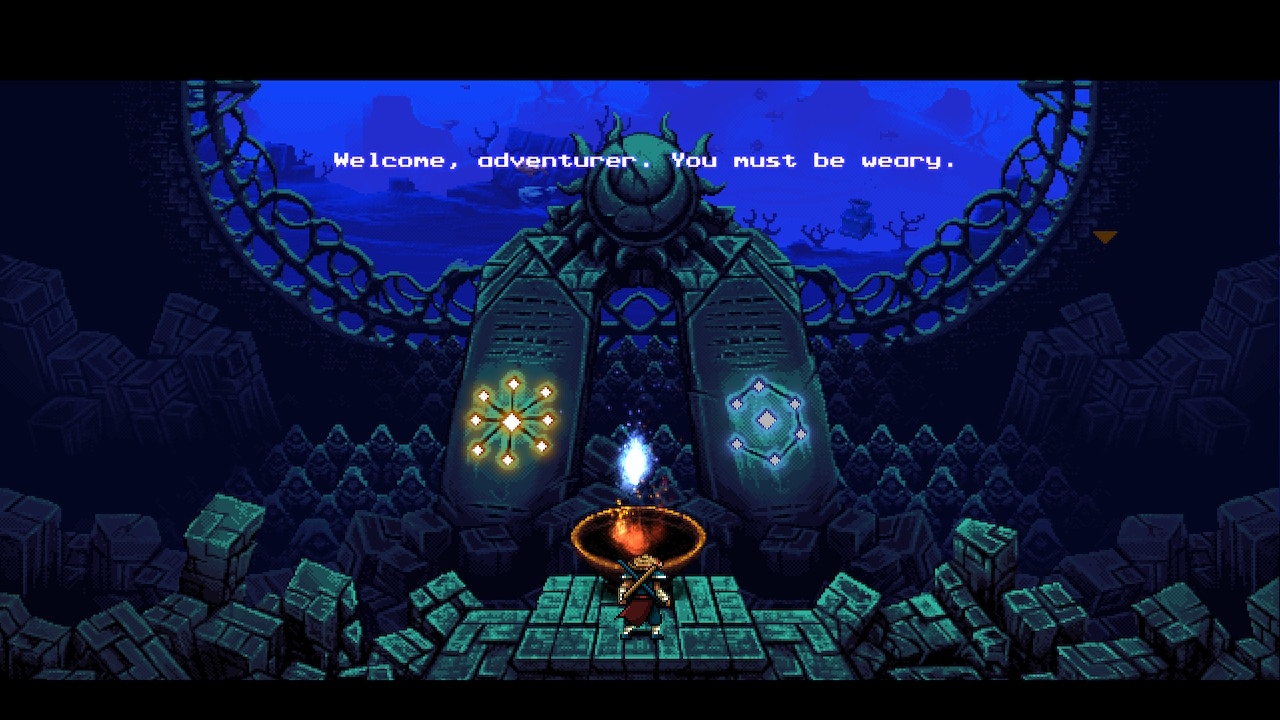 Cutscene in an underwater stage of the game. 