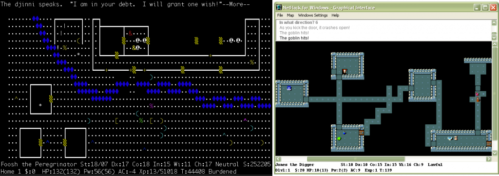 Nethack screenshots