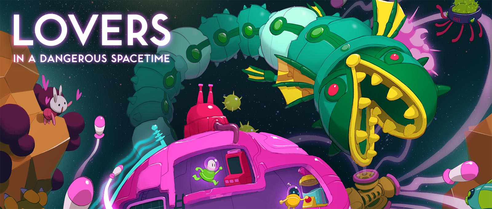 Lovers in a dangerous spacetime – Don’t trap by the beauty; communication and teamwork will ensure you survive in the limited space and time.
