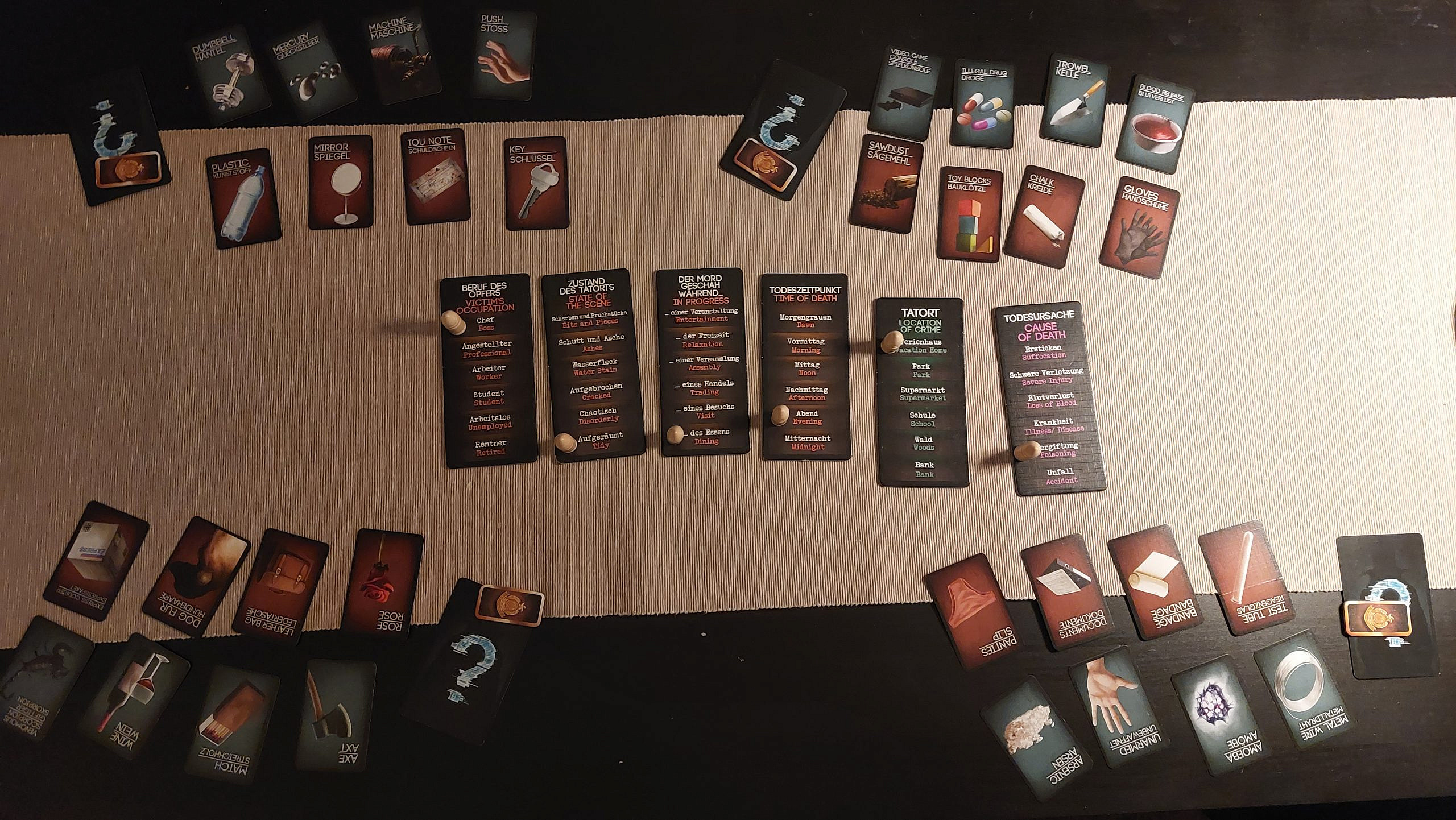 A killer party game Deception Murder in Hong Kong board game review