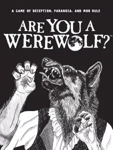 Werewolf on dark background with text "Are you a Werewolf?"