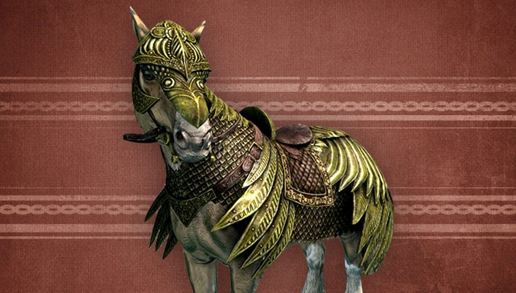 Footage of the horse armor that Bethesda will gift to the Special Edition players.