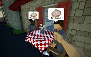 customers ordering pizza