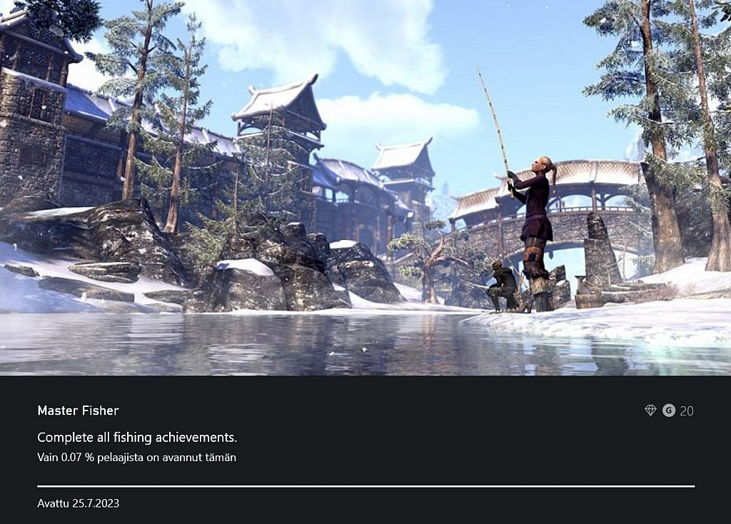 Achievement picture with the name and requirements for unlocking it.