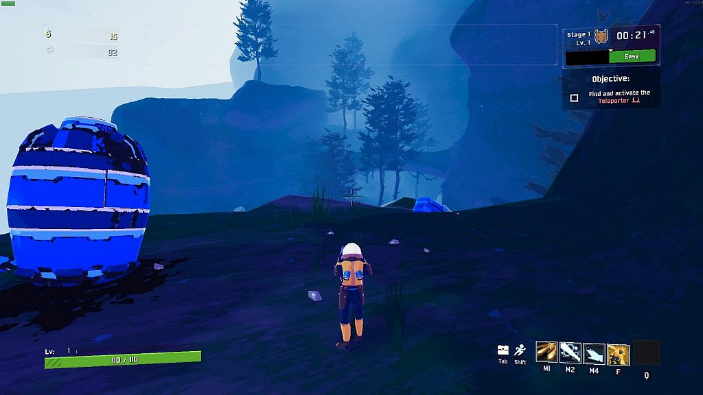 The Survivor Commando in Risk of Rain 2.