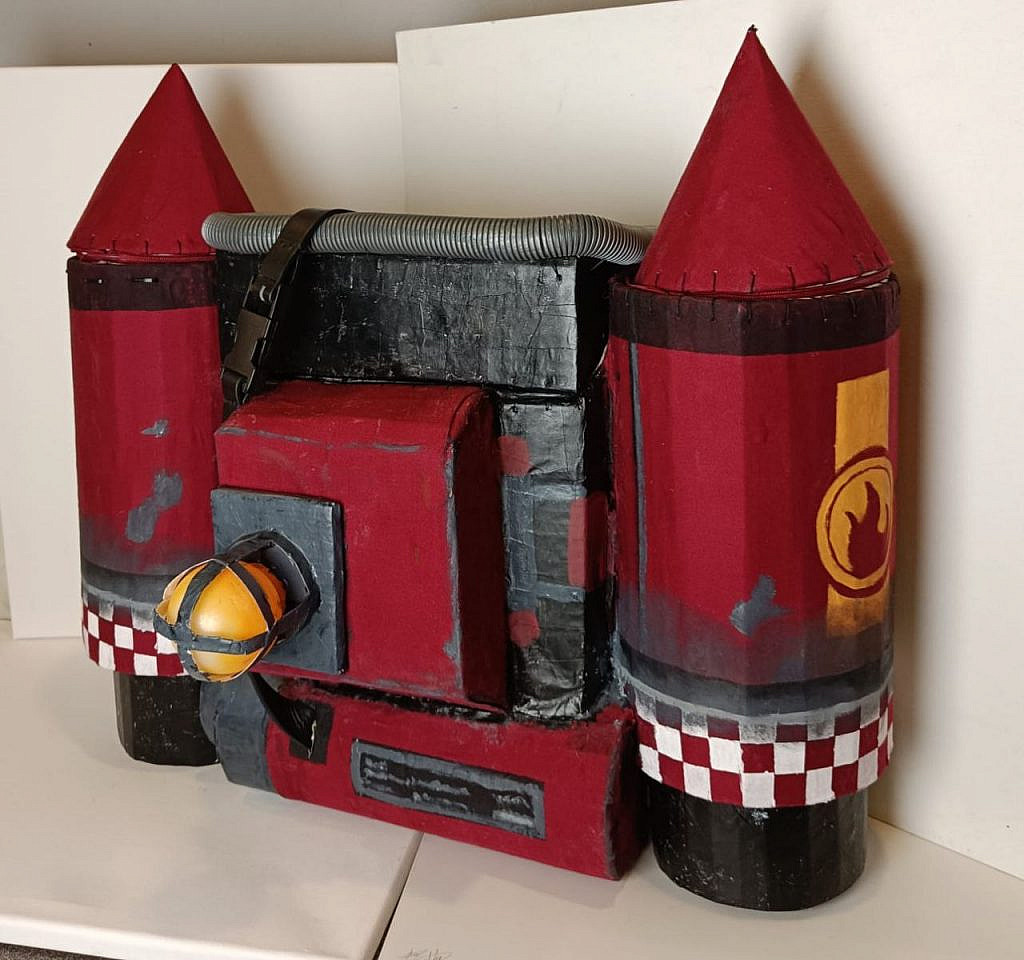 Jetpack made from cardboard