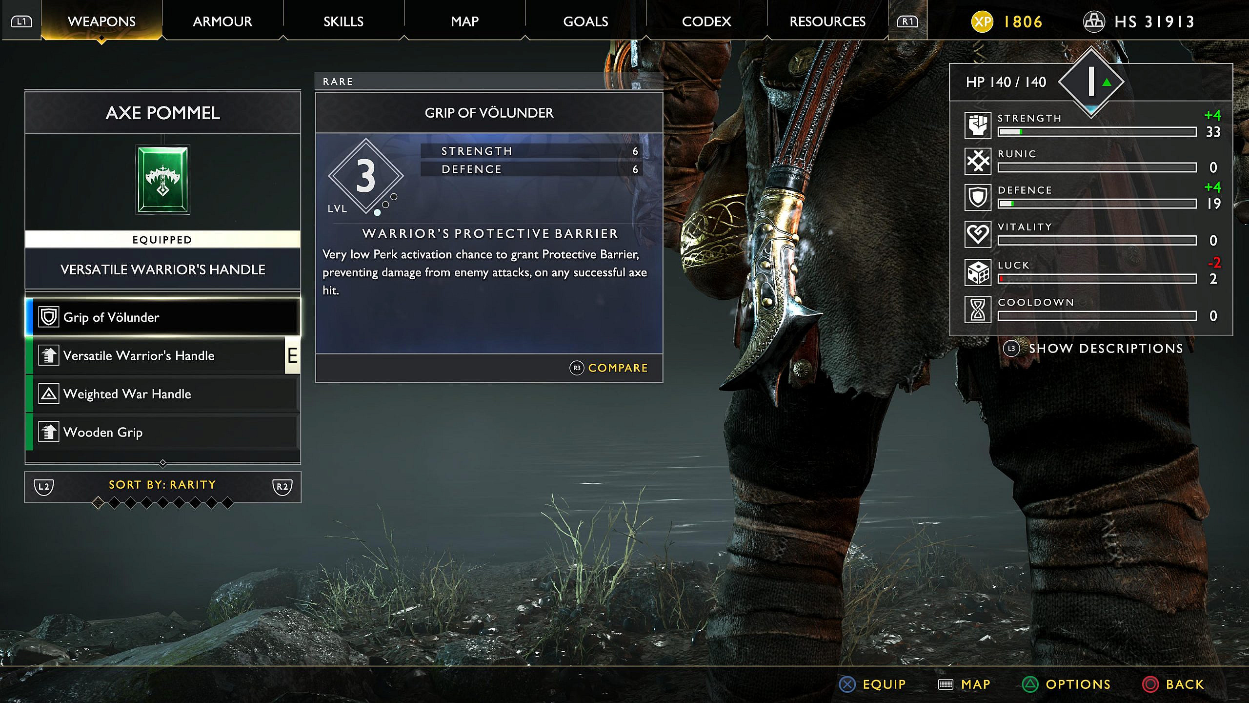 Menu Madness in God of War