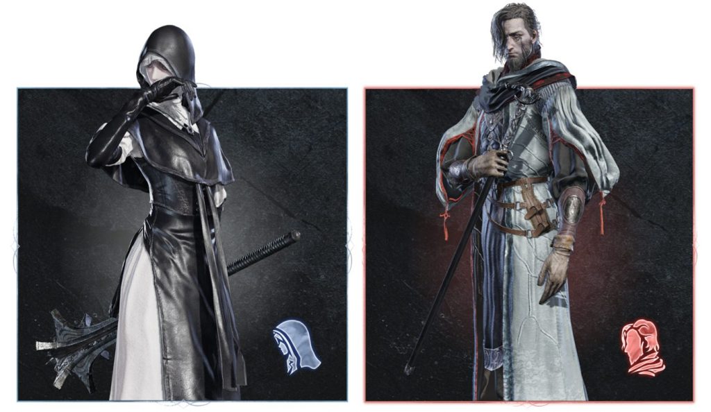 image of the new characters, undertaker and scholar