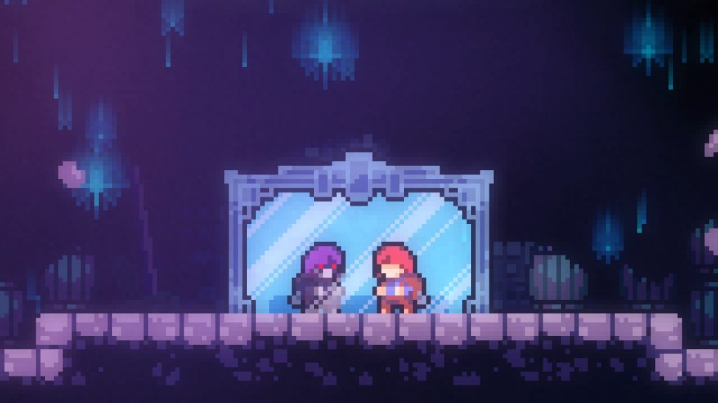 Madeline facing her shadow