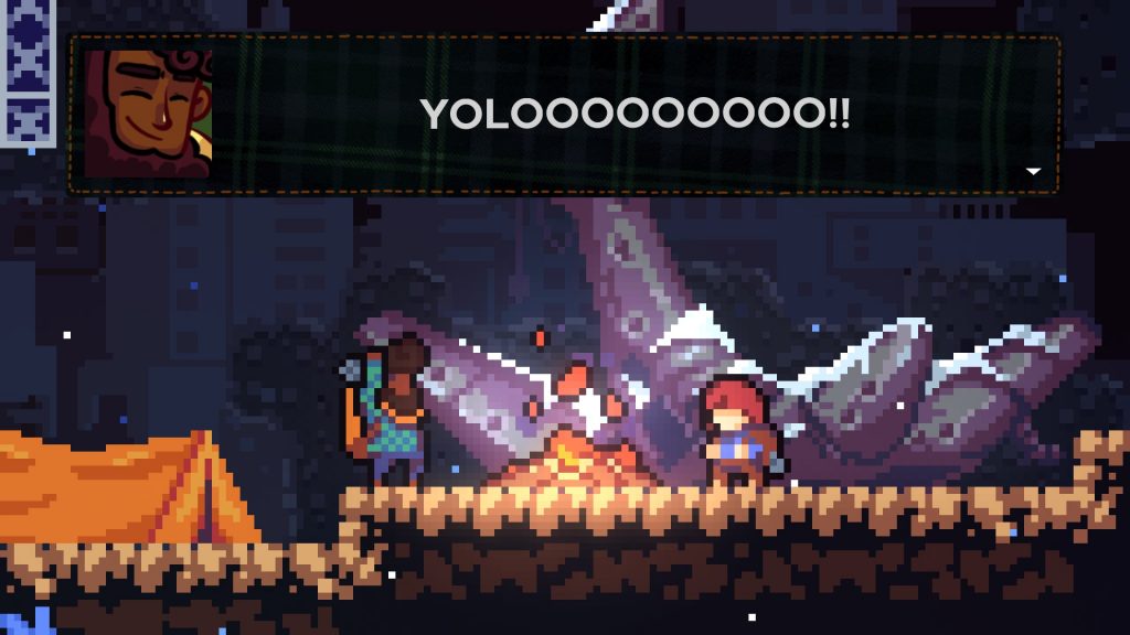 Madeline meeting a friendly face