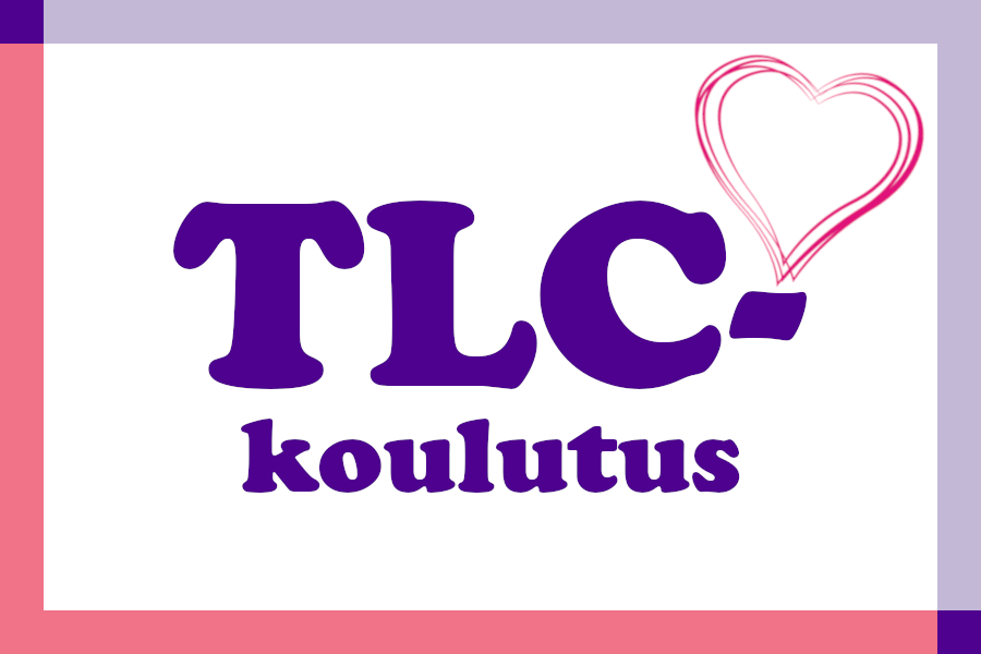 Teksti: TLC-koulutus ja sydämen kuva