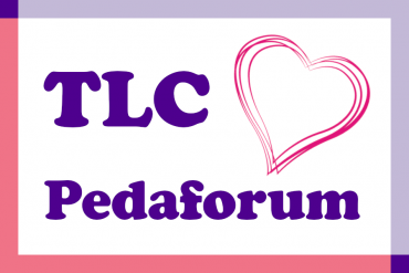 Kuvassa teksti TLC, sydämen kuva ja Pedaforum. Viesti: TLC love's Pedaforum.
